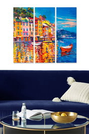 Wallity Cuadro Decorativo MDF Multicolor (3 Piezas)